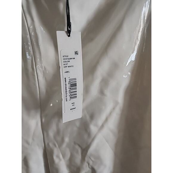 $285 Alice + Olivia Women's Off What Vegan Leather Pants Size 12 NWT A109 - Picture 3 of 8